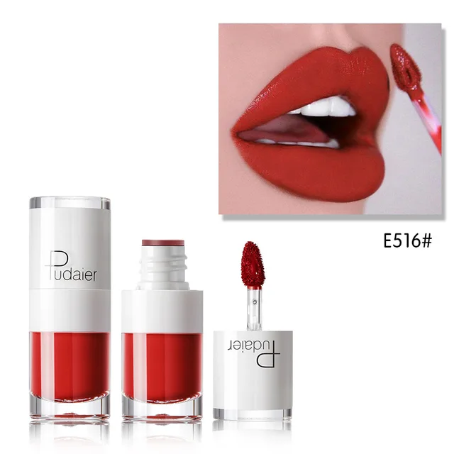 Small White Bottle Matte Lip Gloss Does Not Decolorize and Does Not Stick to Cup Lip Glaze K - Shop at LoveMi