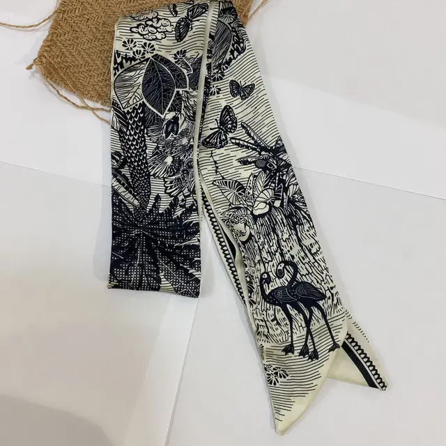 All Match Korean Small Scarf and Long Headwear Tie Headband - Shop at LoveMi