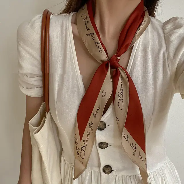 All Match Korean Small Scarf and Long Headwear Tie Headband - Shop at LoveMi