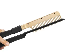 New style clip hair straightener wet and dry portable household - British Regulatory