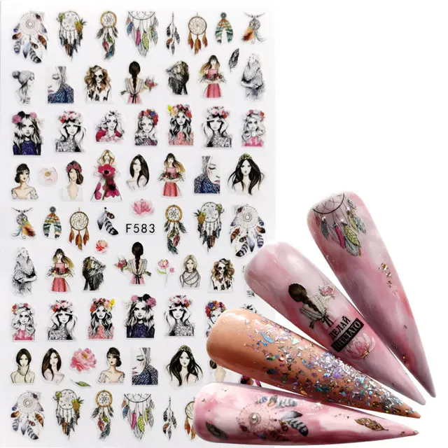 Adhesive Straps Nail Stickers Decorative Manicure J - Shop at LoveMi