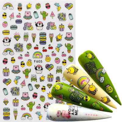 Adhesive Straps Nail Stickers Decorative Manicure Q - Shop at LoveMi
