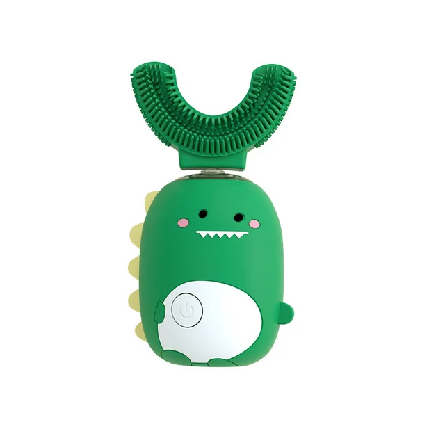 Smart Sonic U Shaped Children's Electric Toothbrush Green - Shop at LoveMi