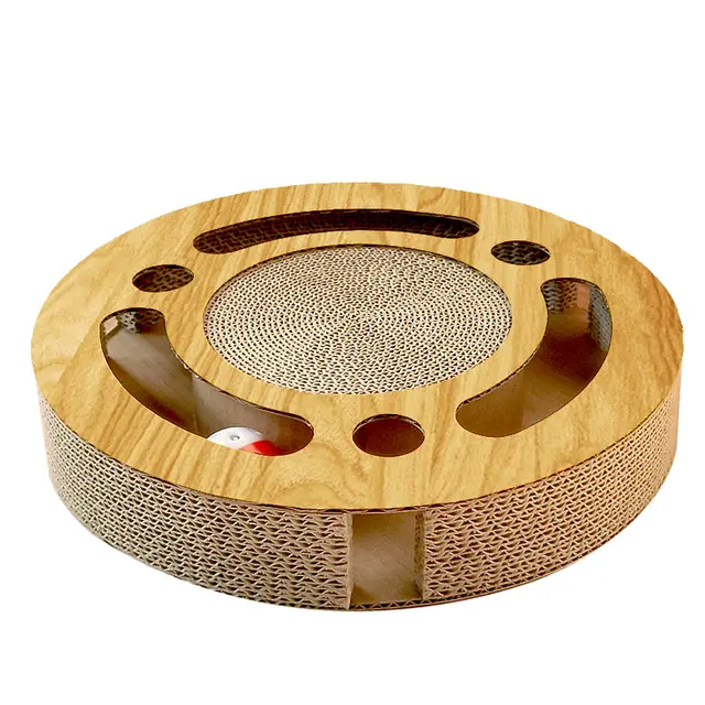 Cat Scratcher Ball Drawing Bell Large Claw Sharpener Yellow - Shop at LoveMi
