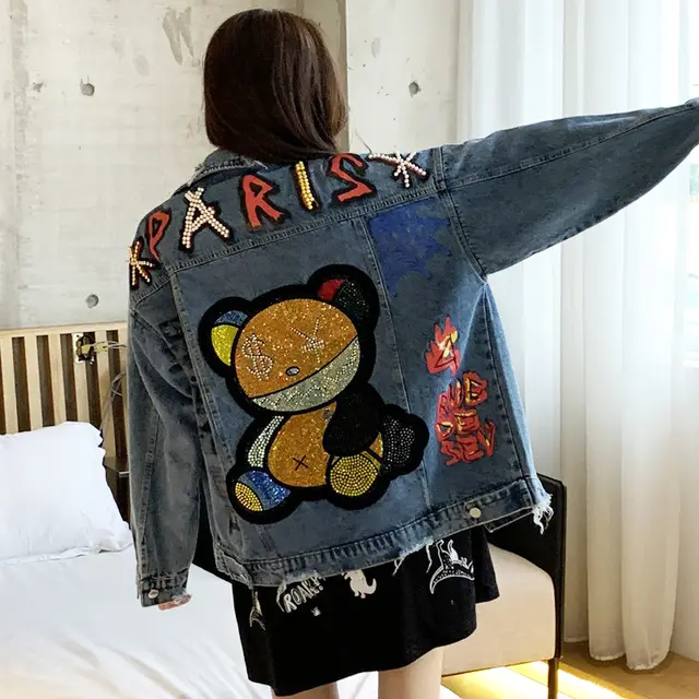 Heavy Industry Hot Drilling Denim Clothes Blue - Shop at LoveMi