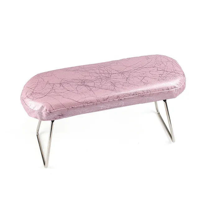 Supportable Desktop Hand Pillow Cushion With Soft Leather Pink - Shop at LoveMi
