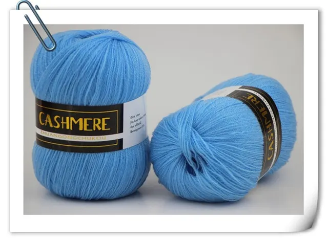 Fine Acrylic Thread Expanded Yarn Poke Embroidery Thread Handwoven Thread Light Blue - Shop at LoveMi