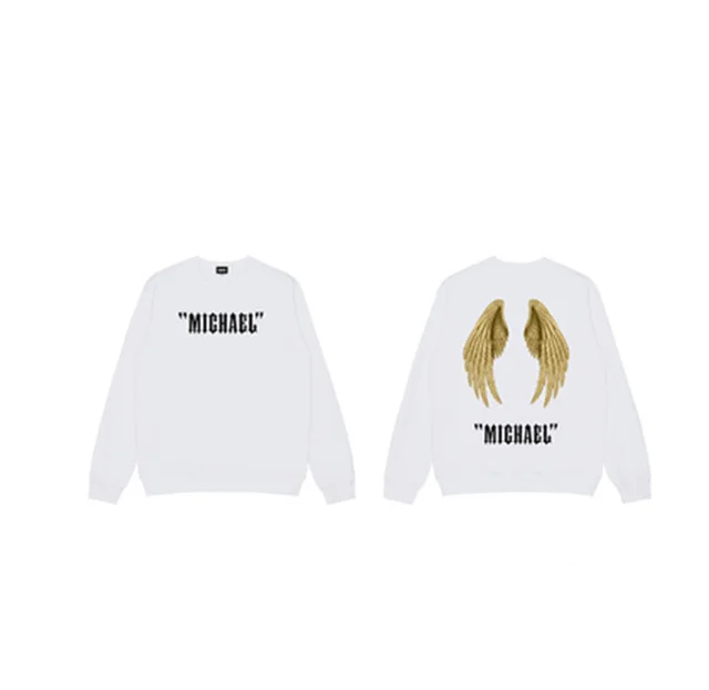 Devil Big Wings Print Loose Couple Long Sleeves - Shop at LoveMi