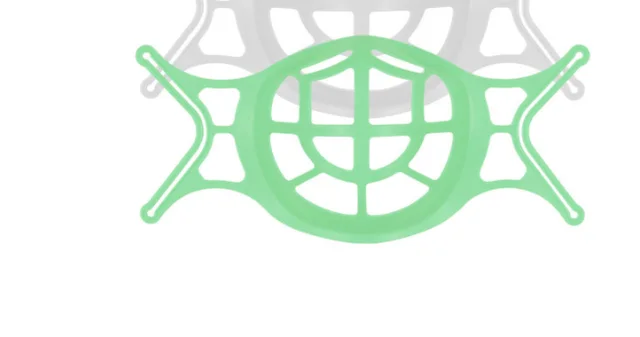 Anti stuff Inner Support Mouth And Nose Separation Silicone TPE Mask Green - Shop at LoveMi