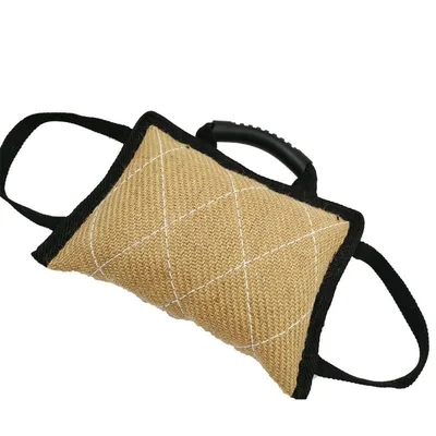Interactive Training Dog Training Hemp Bite Pillow Beige - Shop at LoveMi