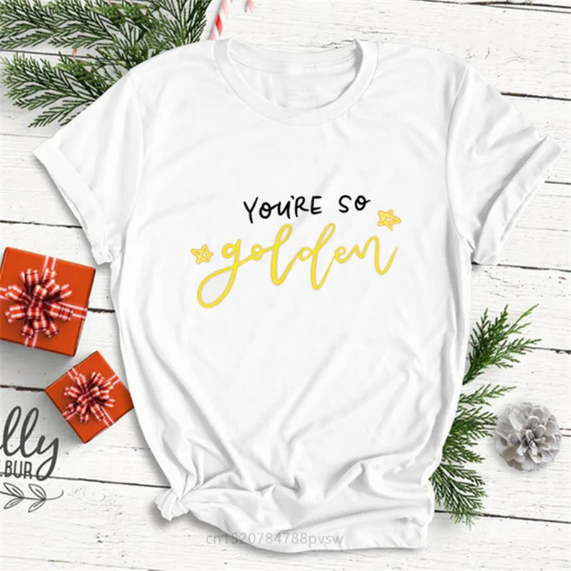 Hip Hop Harry Style Personality Letter Print Women T-shirt Short Sleeve - Xl