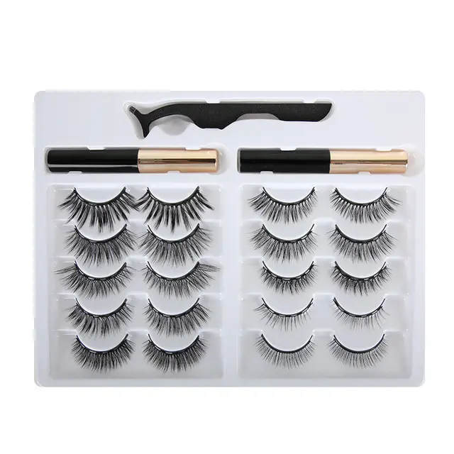 3d Magnet Eyelashes Thick Natural Eyelashes - Shop at LoveMi