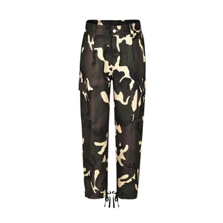 Camouflage Print Cargo Trousers Casual Trousers - Yellow