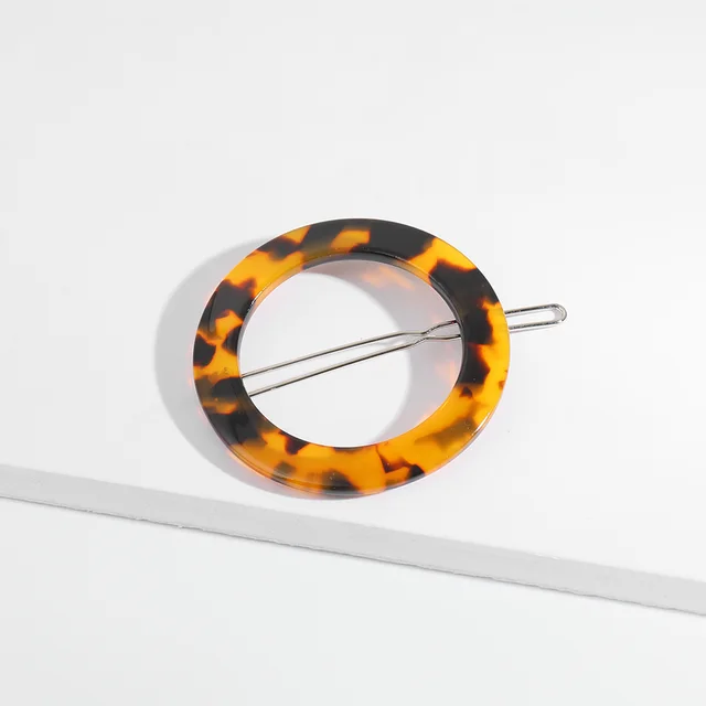 Acrylic Hair Clip Acetate Sheet Marbled Temperament One word Clip - Shop at LoveMi
