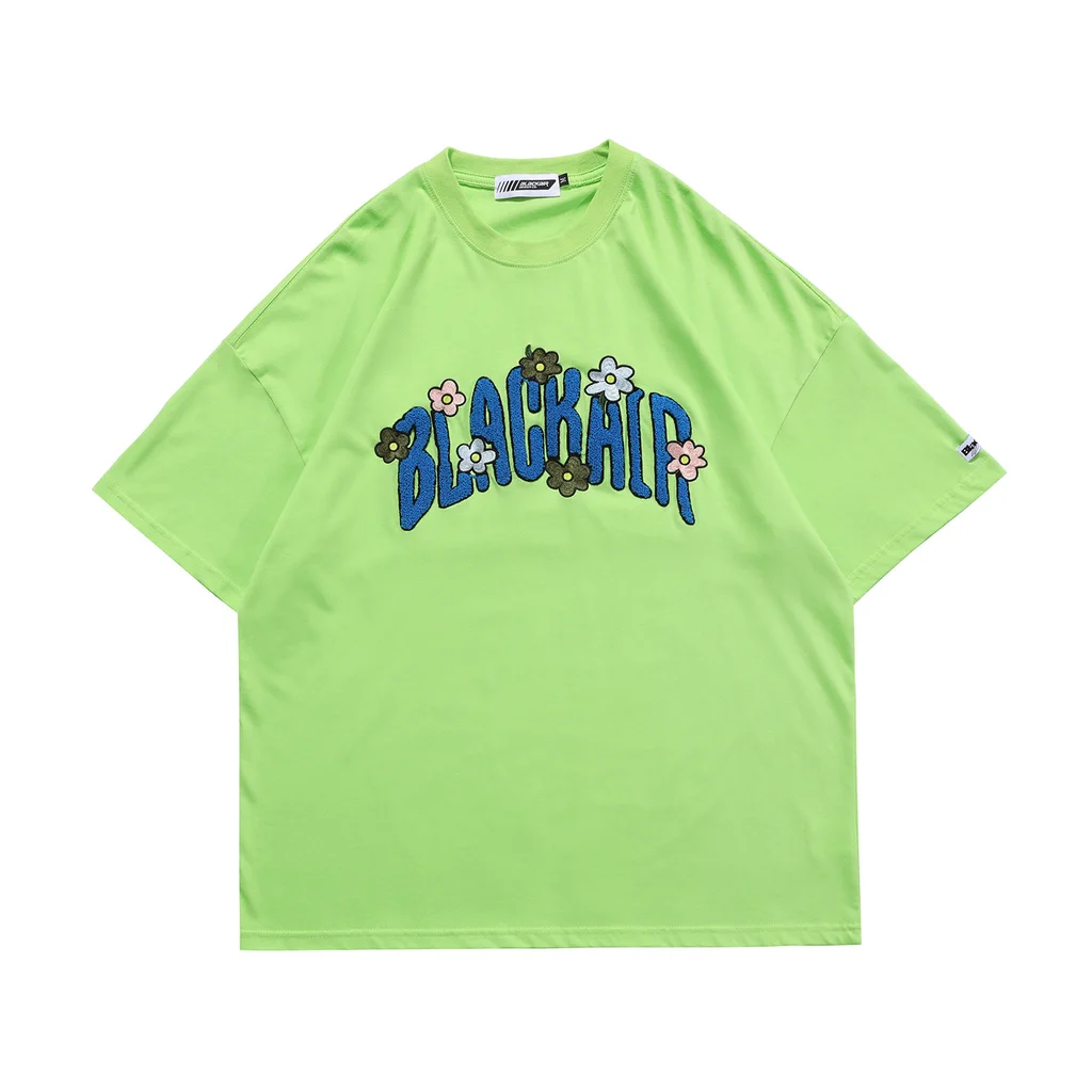Basic Japanese Men's And Women's Short-Sleeved T-Shirt - Green