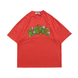 Basic Japanese Men's And Women's Short-Sleeved T-Shirt - Red