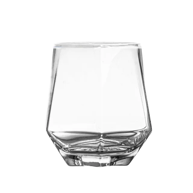 Modern Minimalist Colorful Hexagonal Diamond Glass Water Cup - Shop at LoveMi