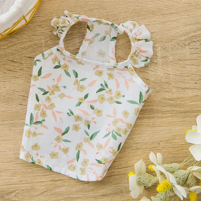 Floral Anti hair Cat Halter Skirt - Shop at LoveMi