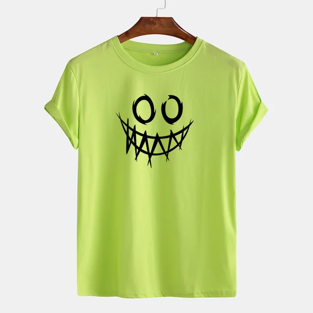 Men's T shirt Casual Loose Short Sleeve Green - Shop at LoveMi