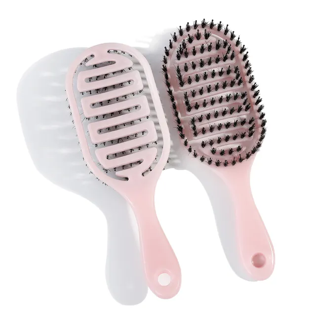 Spare Ribs Comb, Large Curved Comb, Hairdressing Comb A Pink - Shop at LoveMi