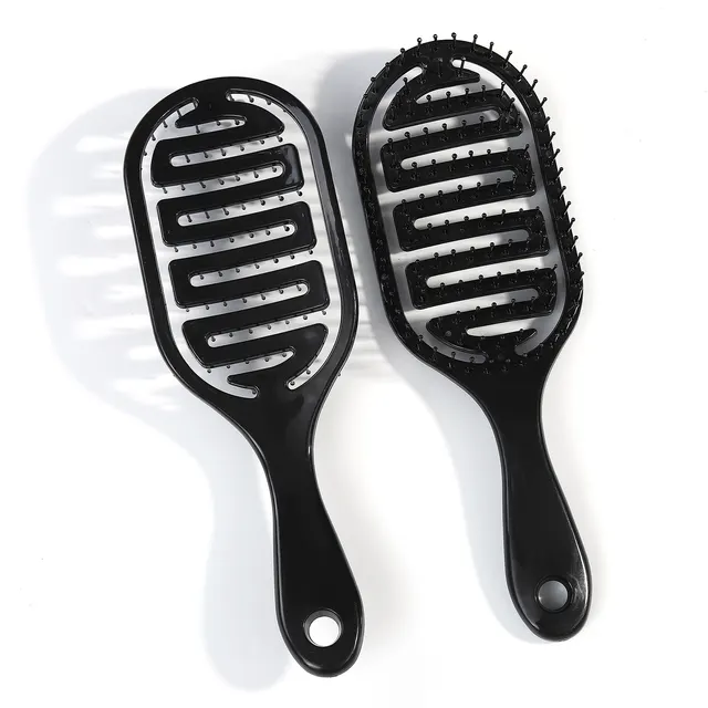Spare Ribs Comb, Large Curved Comb, Hairdressing Comb Black - Shop at LoveMi