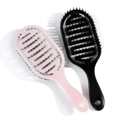 Spare Ribs Comb, Large Curved Comb, Hairdressing Comb Black2 - Shop at LoveMi