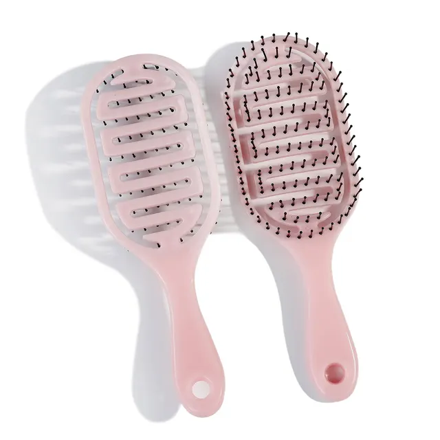 Spare Ribs Comb, Large Curved Comb, Hairdressing Comb Pink - Shop at LoveMi