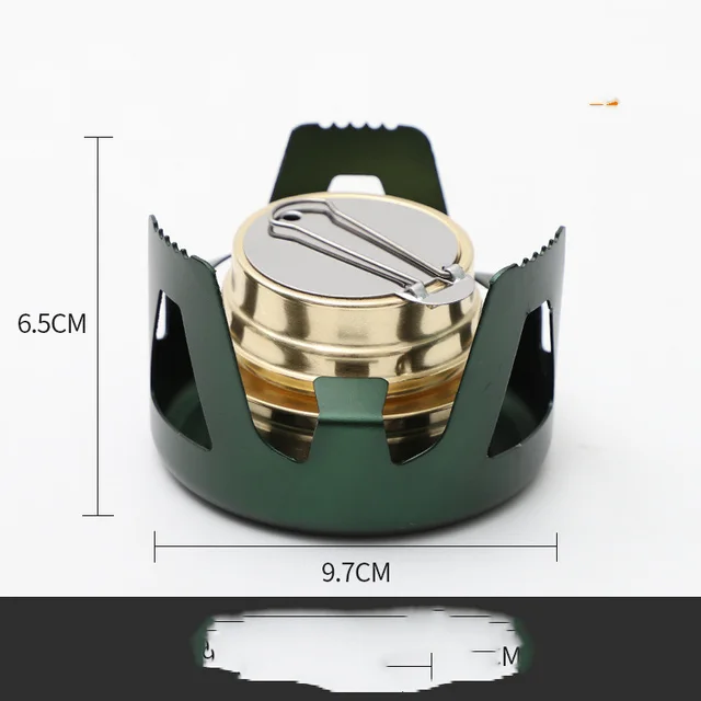 Cycling Barbecue Fishing Boiling Water Burner Stove Olive Green - Shop at LoveMi