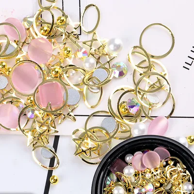 Nail Art Accessories Super Flash Diamond Nail Diamond Assortment B - Shop at LoveMi