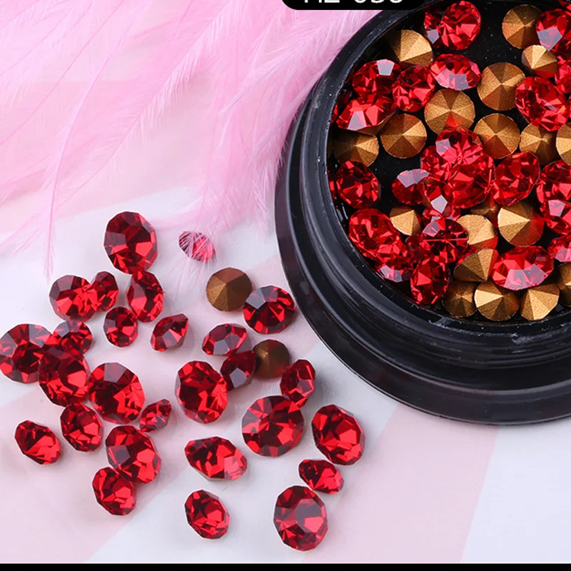 Nail Art Accessories Super Flash Diamond Nail Diamond Assortment - N