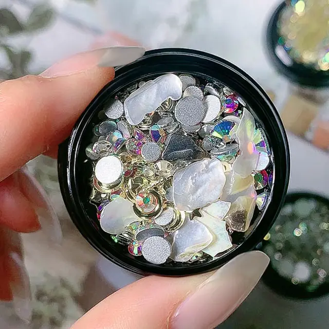 Nail Art Accessories Super Flash Diamond Nail Diamond Assortment O - Shop at LoveMi