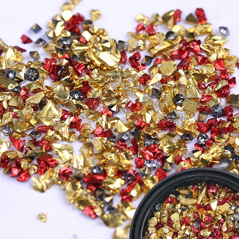 Nail Art Accessories Super Flash Diamond Nail Diamond Assortment - P