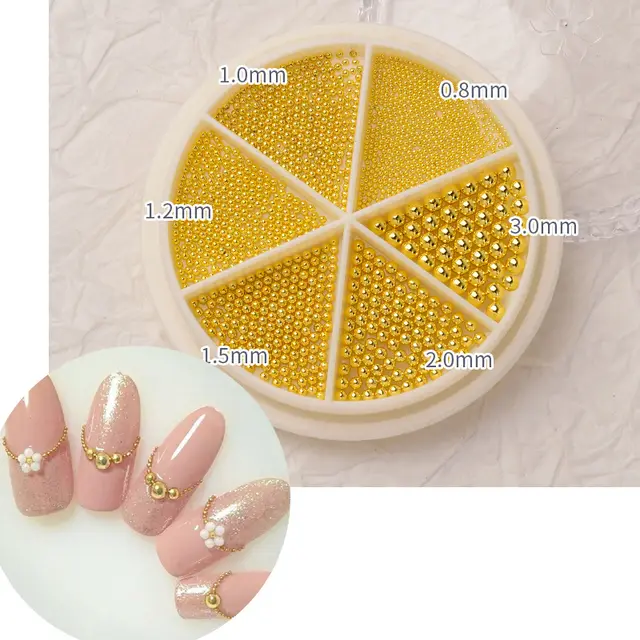 Nail Jewelry Mix And Match Rhinestone Pearl Diamonds H - Shop at LoveMi