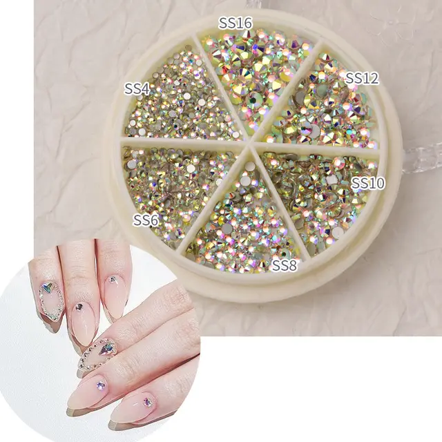 Nail Jewelry Mix And Match Rhinestone Pearl Diamonds N - Shop at LoveMi