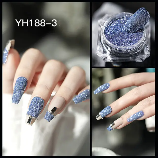 Nail Crystal Diamond Powder Decoration Tool Blue - Shop at LoveMi