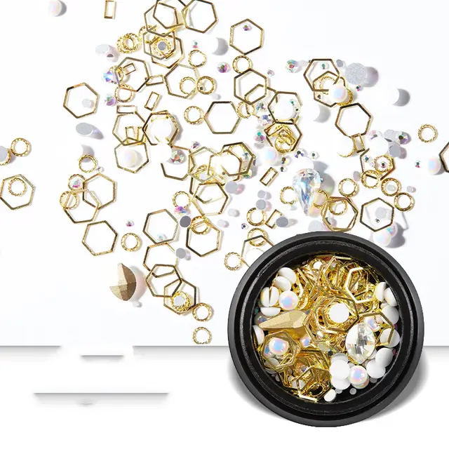 Nail Art Jewelry Diamond Shell Pearl Small Accessories H - Shop at LoveMi