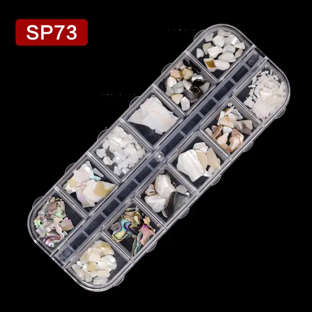 Ultrathin Fragment Shell Piece Nail Pearl Diamond Jewelry - Shop at LoveMi