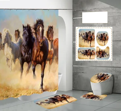 Digital Printing Waterproof Polyester Animal Shower Curtain - Shop at LoveMi