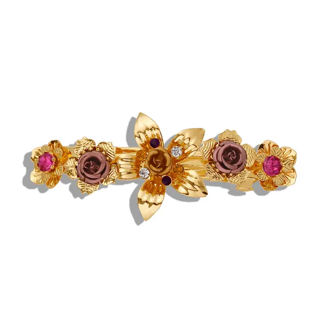 Luxury Palace Temperament Golden Flower Hairpin - Shop at LoveMi