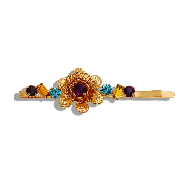 Luxury Palace Temperament Golden Flower Hairpin - Shop at LoveMi