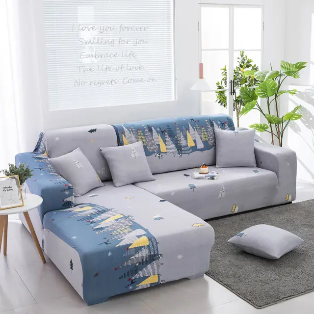 Four Seasons Stretch Sofa Cover All inclusive Universal Universal Sofa Cover D - Shop at LoveMi