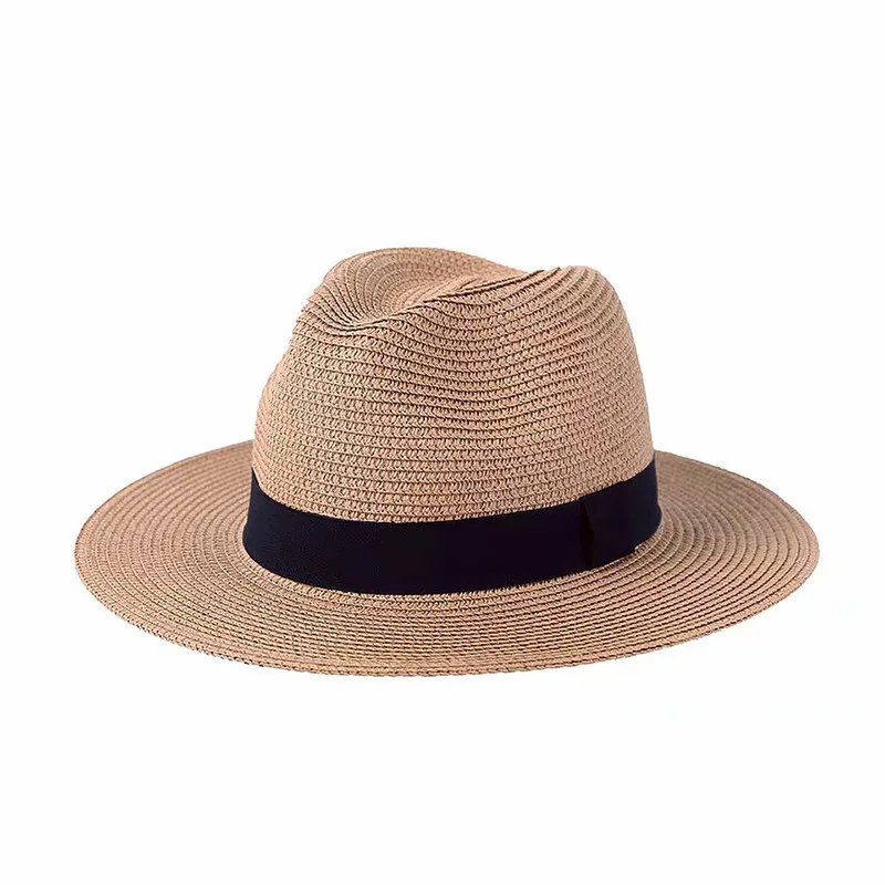 Ladies Big Eaves Beach Sunshade Sun Hat - Khaki
