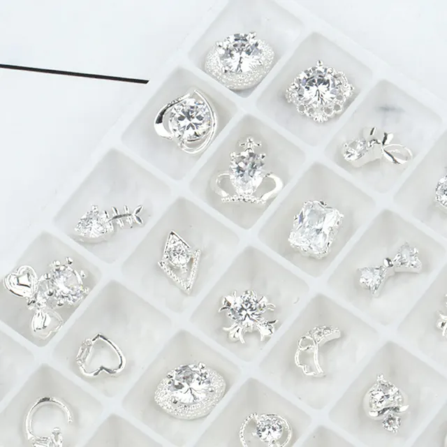 Nail Art Diamond Jewelry Super Flash Mixed Set Luxury Decoration - Shop at LoveMi