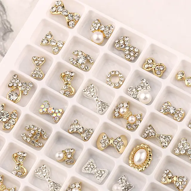 Nail Art Diamond Jewelry Super Flash Mixed Set Luxury Decoration - Shop at LoveMi