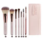 Beige 7 Sticks + Bow Brush Bag