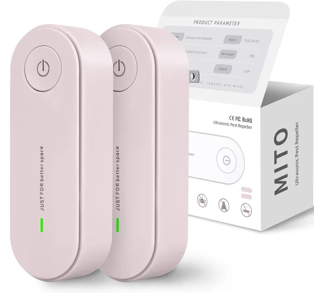 Pest Repeller Multifunctional Mite Remover Electronic Indoor Pest Control Repellent Anti Mosquitoes Smart Pink - Shop at LoveMi