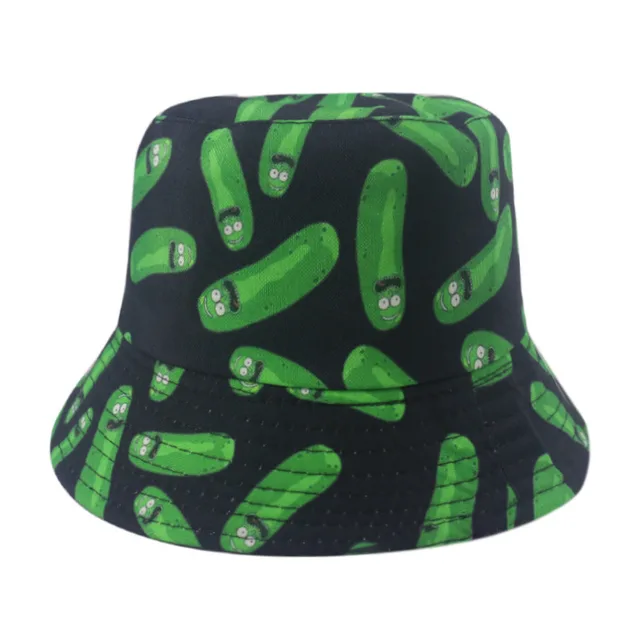 Cute Cartoon Men And Women Fisherman Hat Spring And Summer Sunshade Beach Hat Green - Shop at LoveMi
