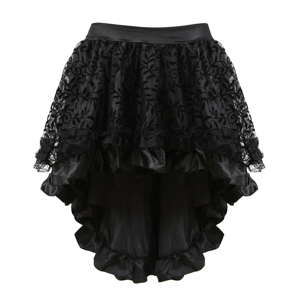 High Waist Temperament All-Match Back Zipper Skirt - Black