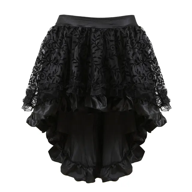 High Waist Temperament All Match Back Zipper Skirt Black - Shop at LoveMi