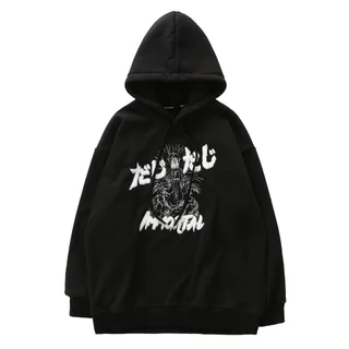 Women's Short Hooded Sweater Loose Autumn And Winter - Black